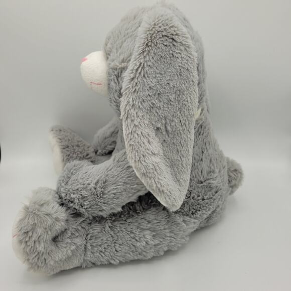 Tom's Toy International Gray Plush Lop Eared Easter Bunny Rabbit Stuffed Animal - Picture 2 of 12